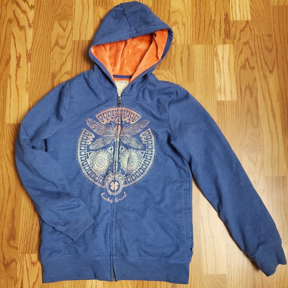 Lucky Brand hoodie girls XL 14/16
